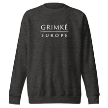 Load image into Gallery viewer, Grimké Europe Premium Fleece Crewneck Sweatshirt (Charcoal)
