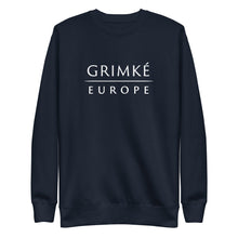 Load image into Gallery viewer, Grimké Europe Premium Fleece Crewneck Sweatshirt (Charcoal)
