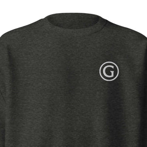 Grimké ‘G’ Premium Fleece Crewneck Sweatshirt (Charcoal)