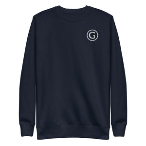 Grimké ‘G’ Premium Fleece Crewneck Sweatshirt (Navy)