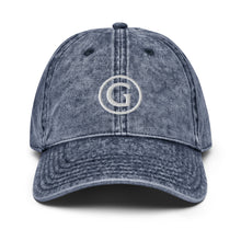Load image into Gallery viewer, Grimké ‘G’ Vintage Dad Hat (Denim)
